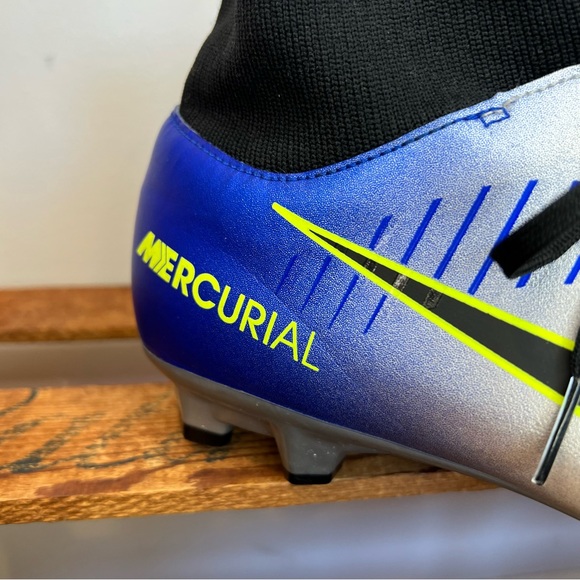 New Nike Mercurial Victory 6 DF FG Blue Chrome Neymar Soccer Cleats Men’s 12.5 - Picture 7 of 12